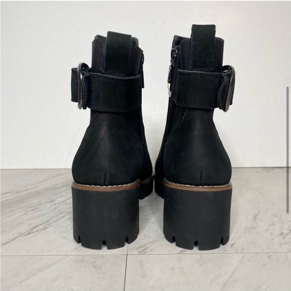 Blondo Dahlia Black Nubuck Buckle Boot 9M - Picture 3 of 9